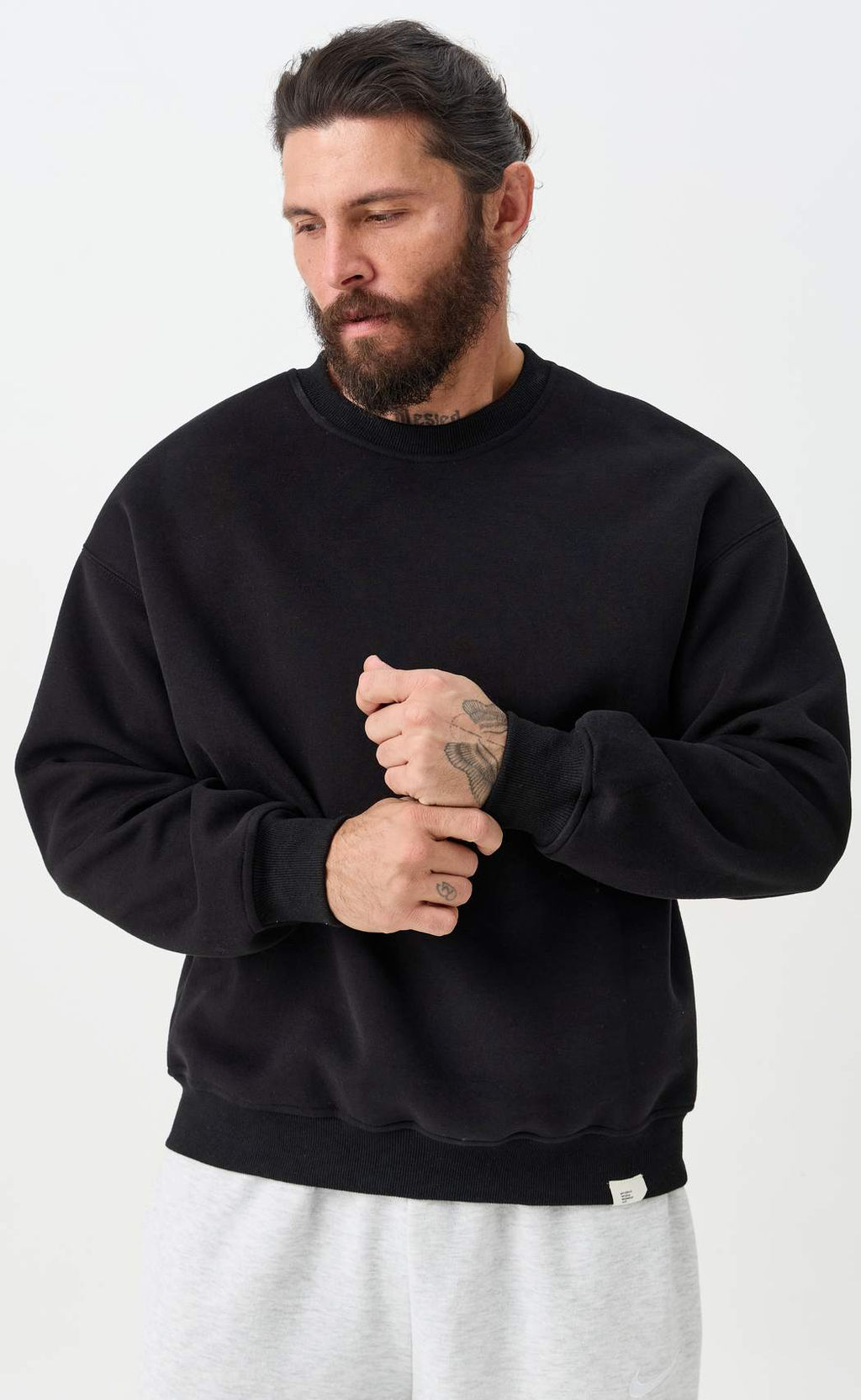 Свитшот Primm P611-15-66 черный хлопок с нейлоном  фото 2