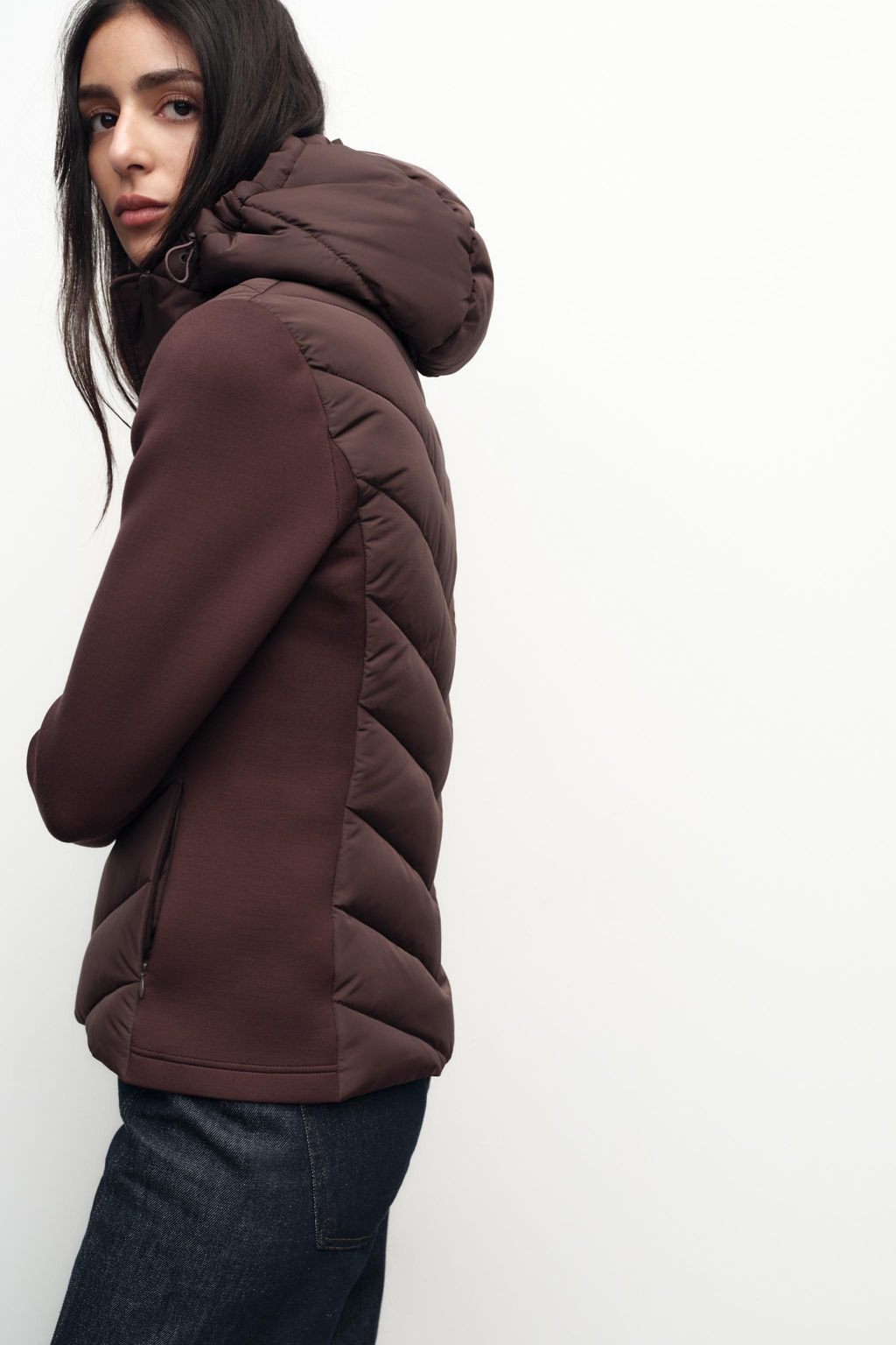 CONTRAST PUFFER JACKET - Zara фото 6