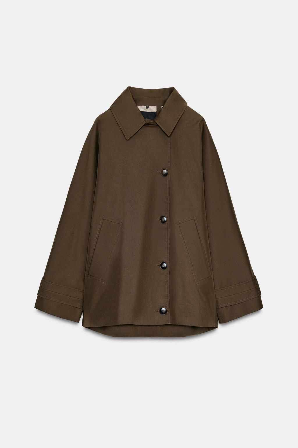 ZW COLLECTION FAUX SHEEPSKIN COLLAR PARKA - Zara фото 8