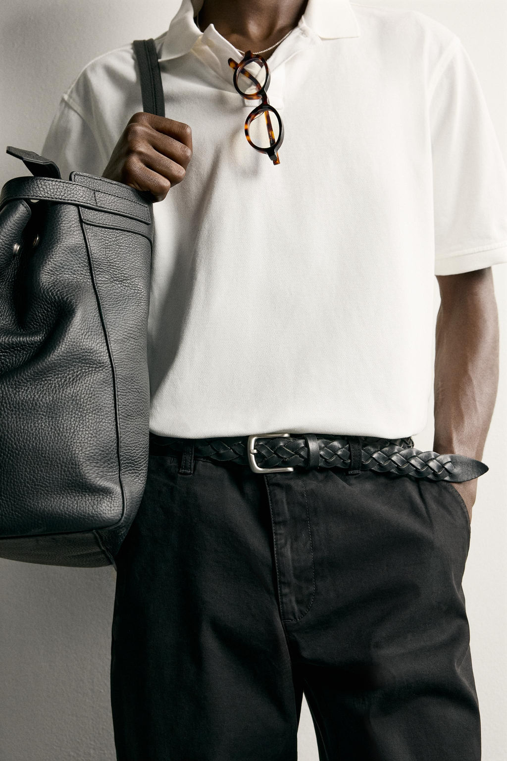 PANTAL?N CHINO SLIM FIT / Negro - Zara фото 4