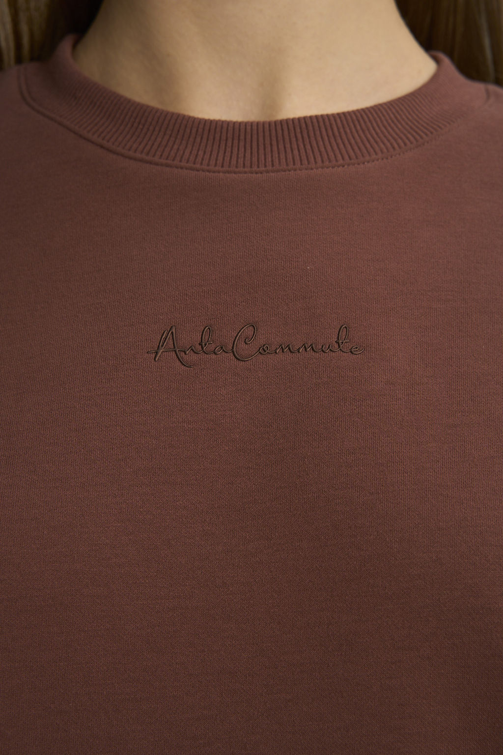 Свитшот утепленный Коричневый