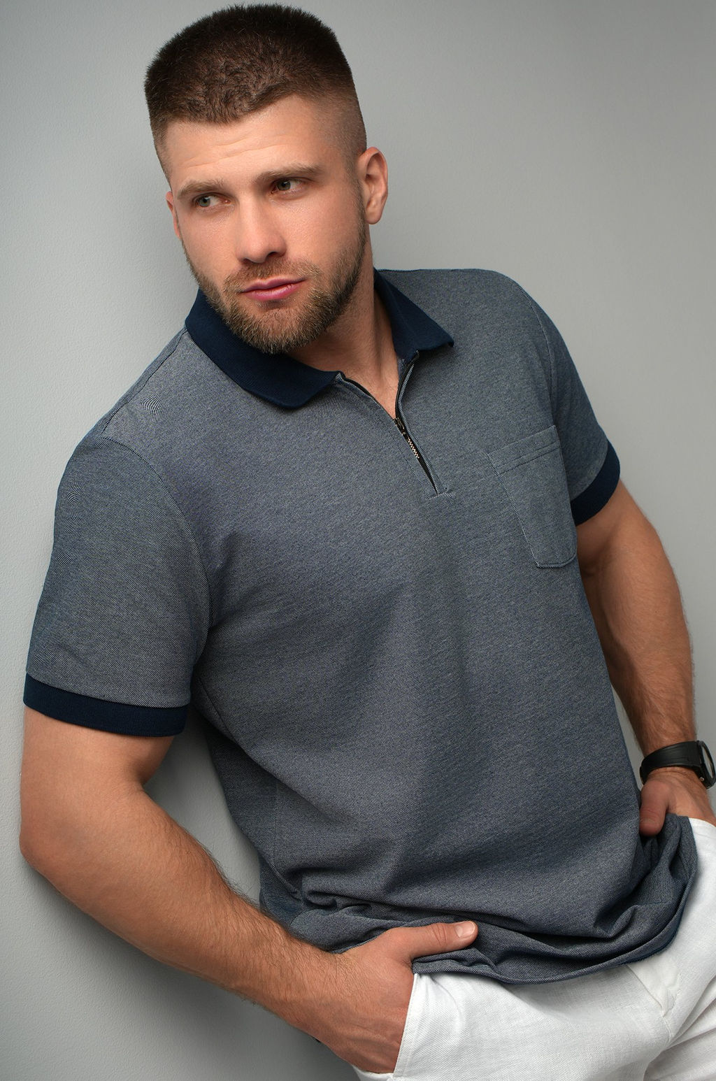 Мужская футболка-поло Happyfox