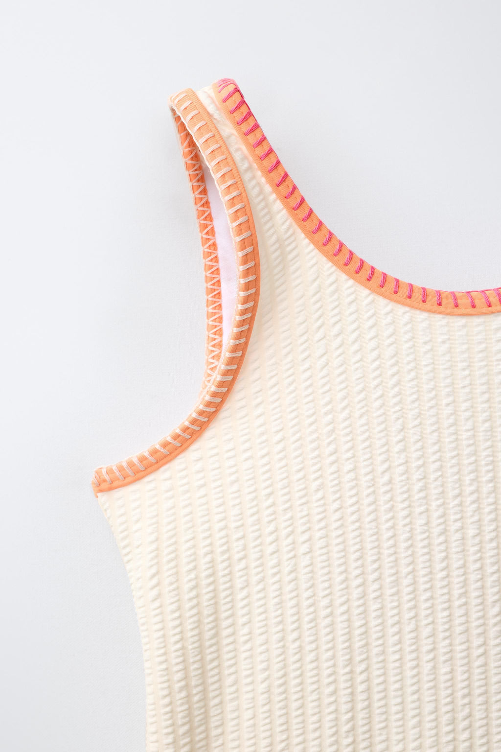 6-14 A?OS/ BA?ADOR SEERSUCKER VIVOS CONTRASTE / Crudo - Zara фото 4