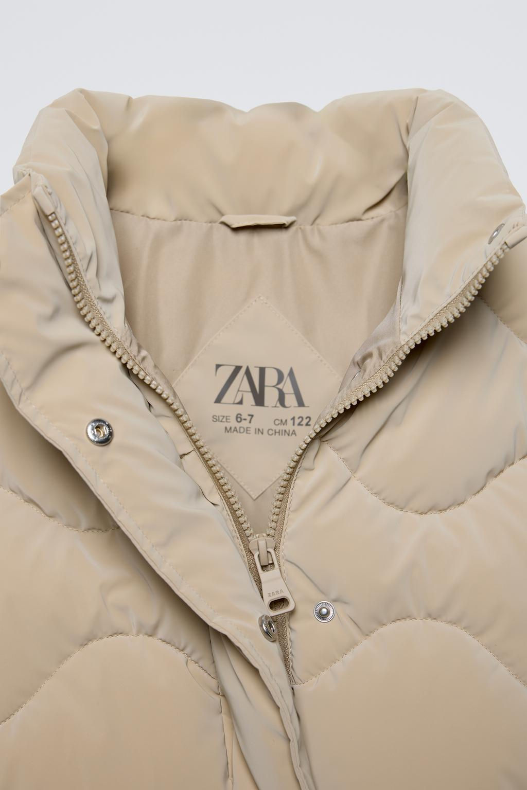 RUBBERISED PUFFER JACKET - Zara фото 6