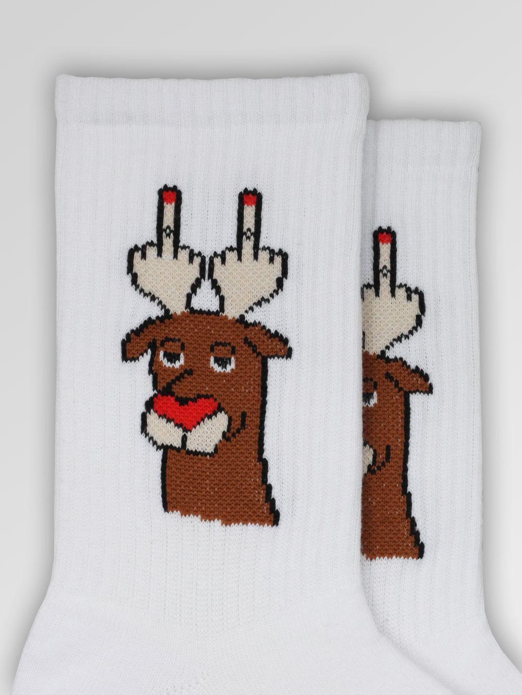 Носки НГ р.35-40 TxT Олень с рогами - Krumpy фото 3