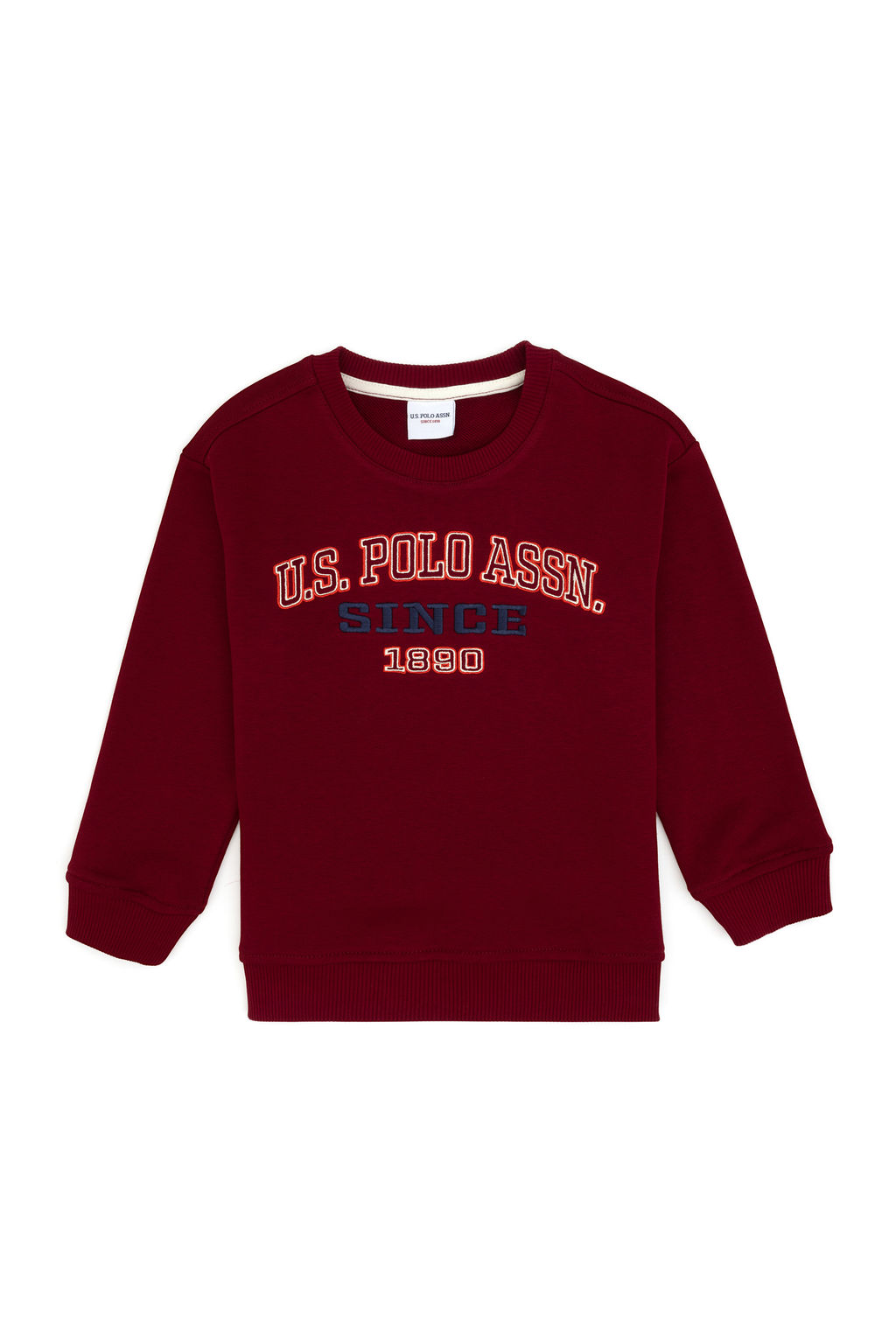 Erkek _ocuk Bordo Bisiklet Yaka Sweatshirt Sepette S_rpriz _ndirim - U.s. polo assn фото 6