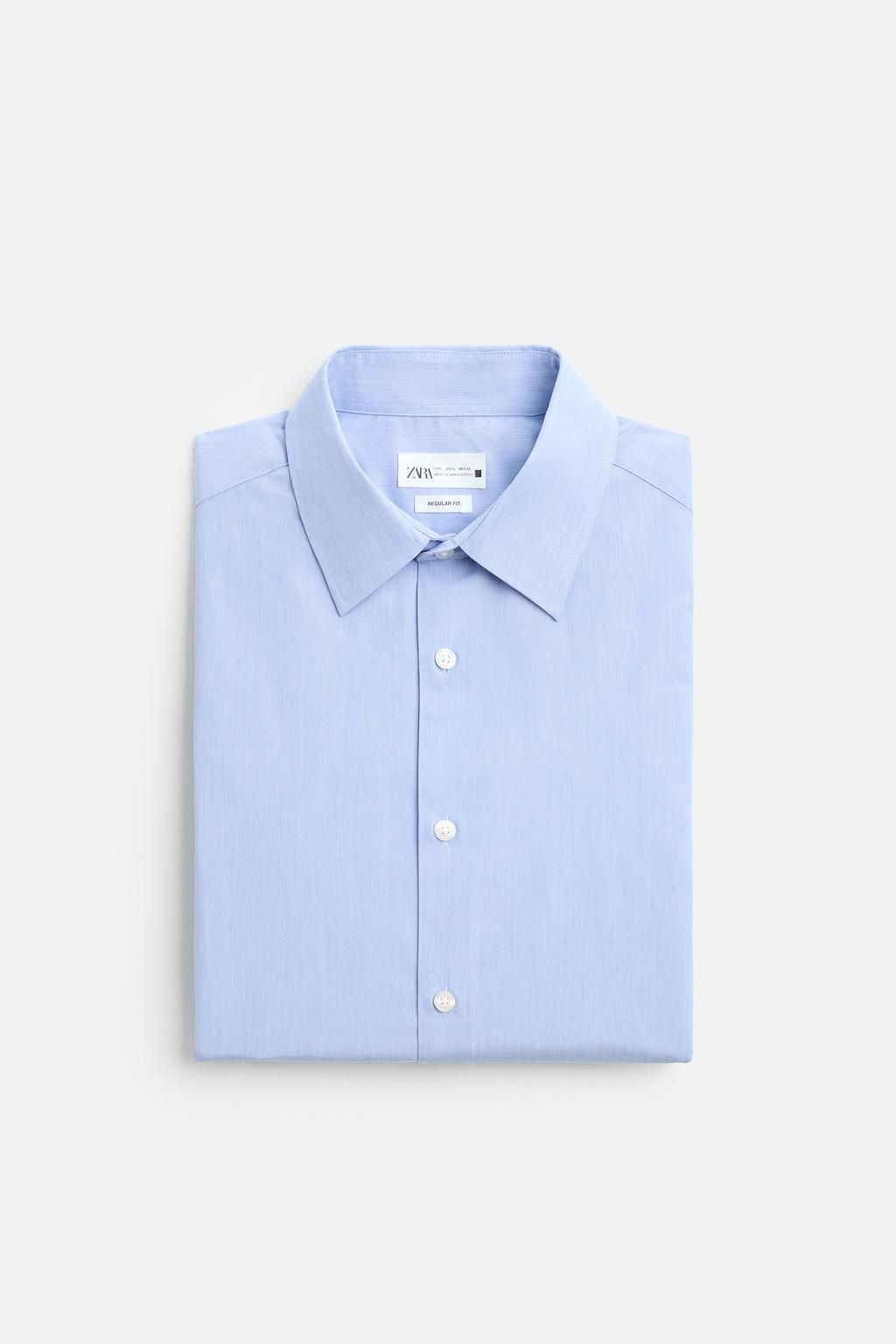 STRIPED EASY CARE SHIRT - Zara фото 9