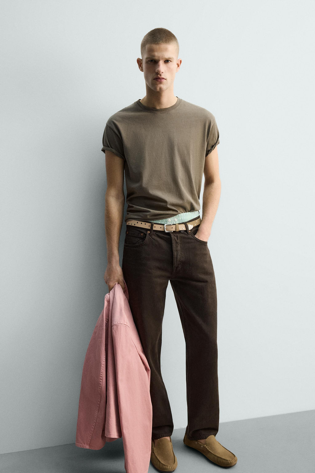 JEANS STRAIGHT FIT LIMITED EDITION / Marr?n - Zara фото 5