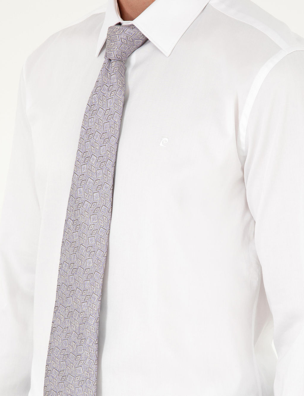 Beyaz Slim Fit Uzun Kollu Basic G_mlek