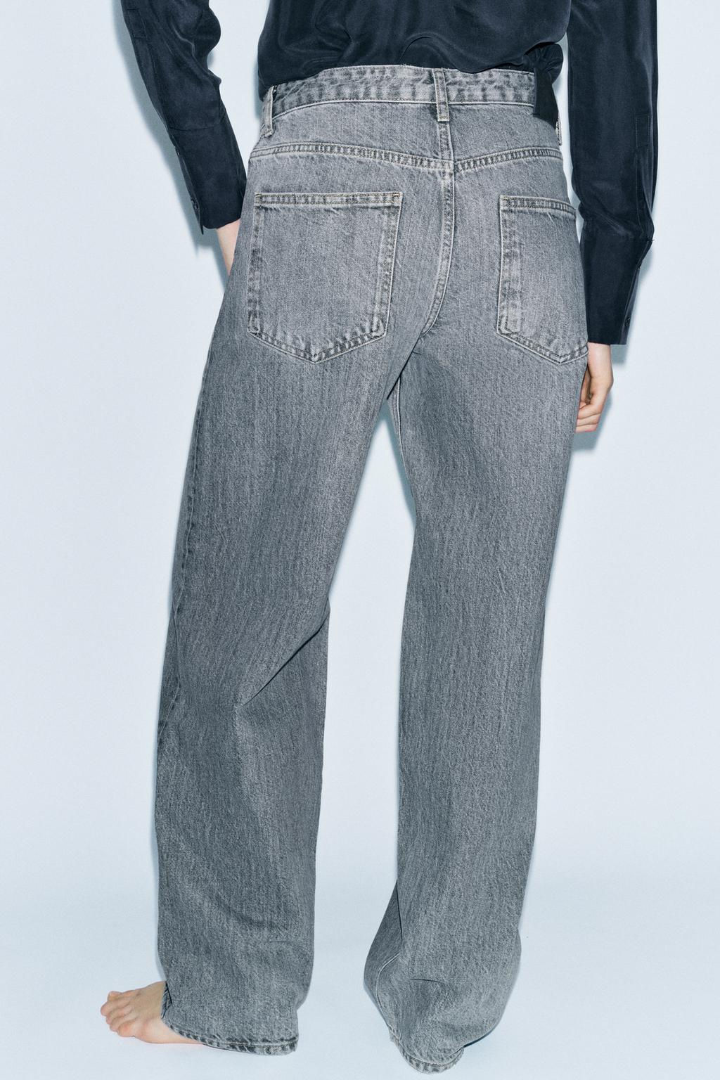 ZW COLLECTION BAGGY MID-WAIST JEANS - Zara фото 7