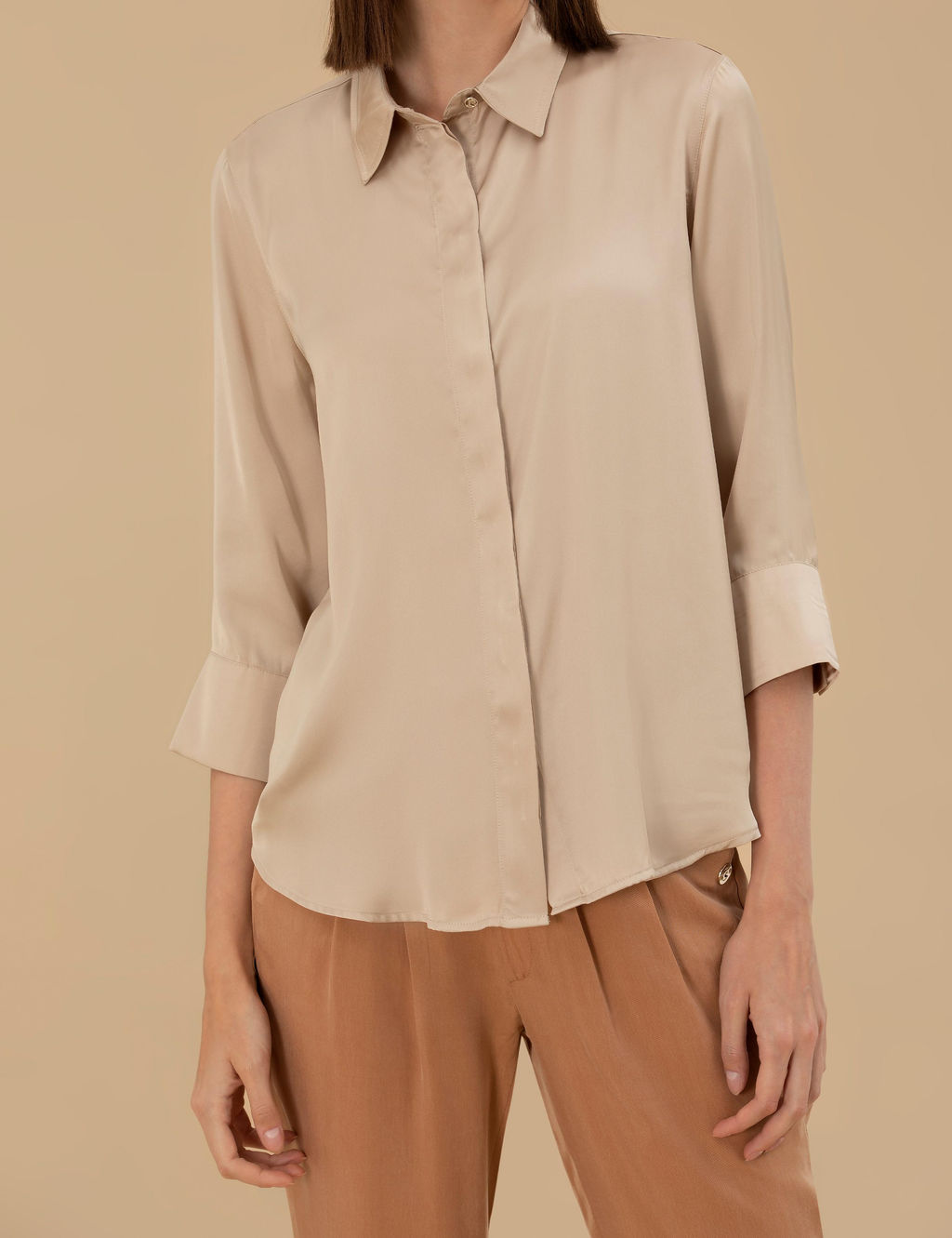 Kum Comfort Fit Saten G_mlek - Pierre cardin фото 6