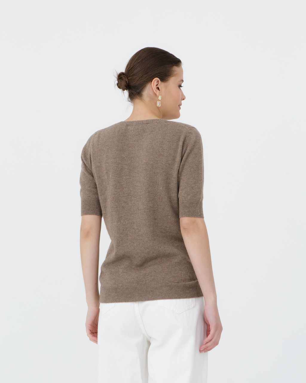 Джемпер из кашемира 1023 капучино