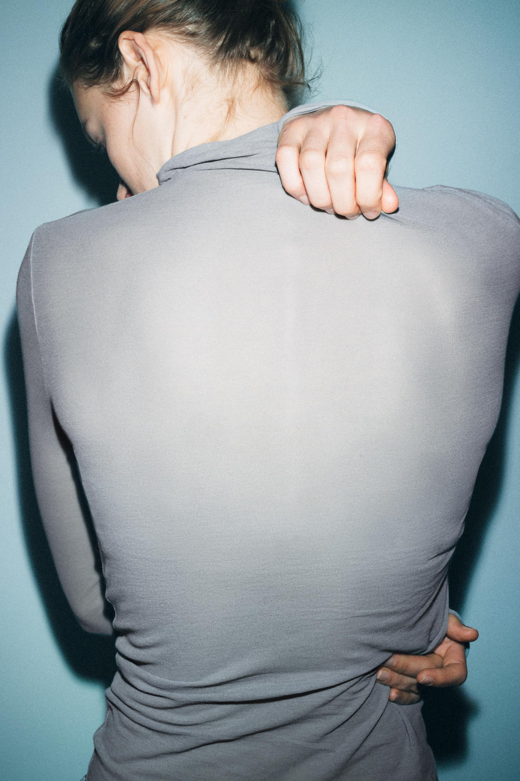 TOP JERSEY ALGOD?N / Gris vigor?