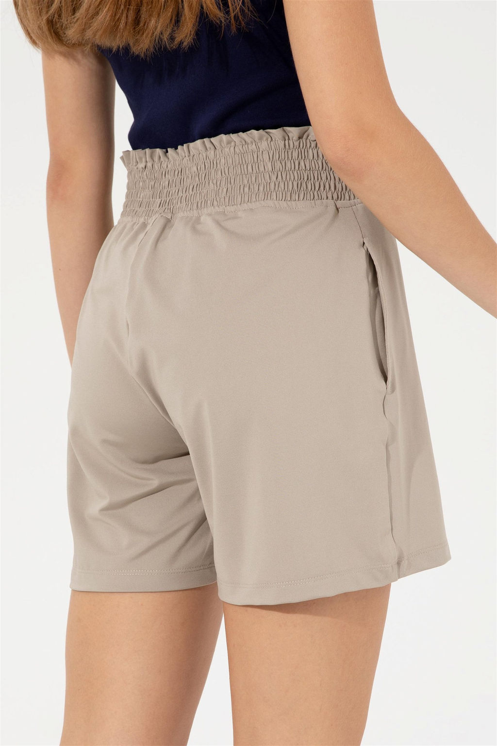 Женские трикотажные шорты цвета хаки Неожиданная скидка в корзине - U.s. polo assn фото 7