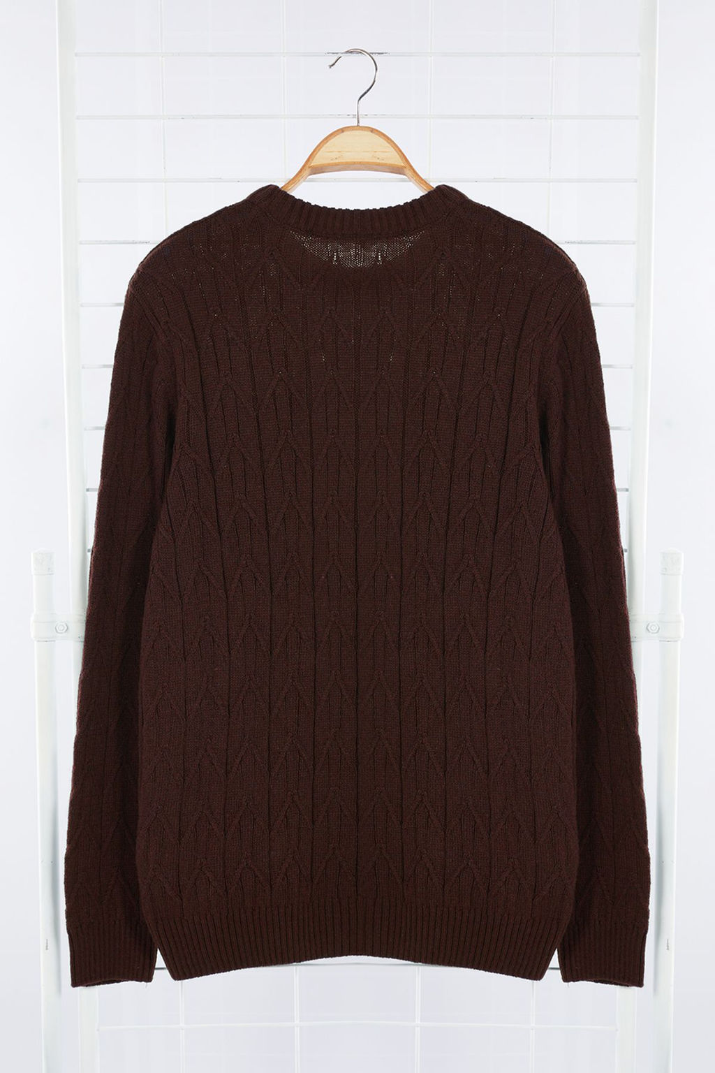 TRENDYOL MAN Zumrut Yesili Regular Bisiklet Yaka Dokulu Kazak TMNAW25KZ00021 - Trendyolmilla фото 14