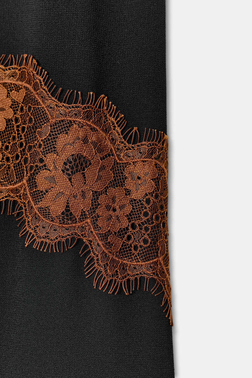 LACE TRIM SHORT DRESS - Zara фото 9