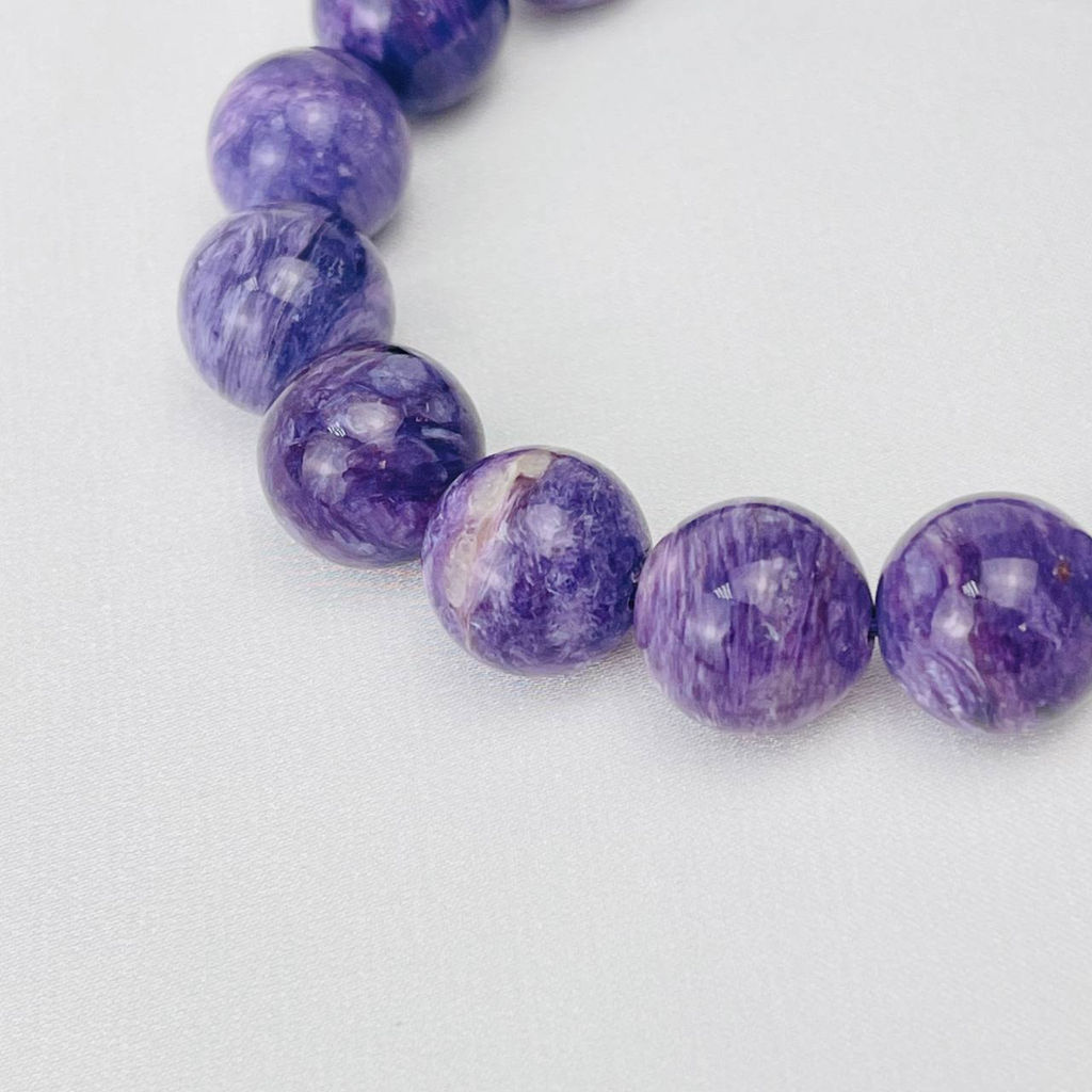 Браслет из Чароита 18,5 см - Радуга самоцветов фото 2