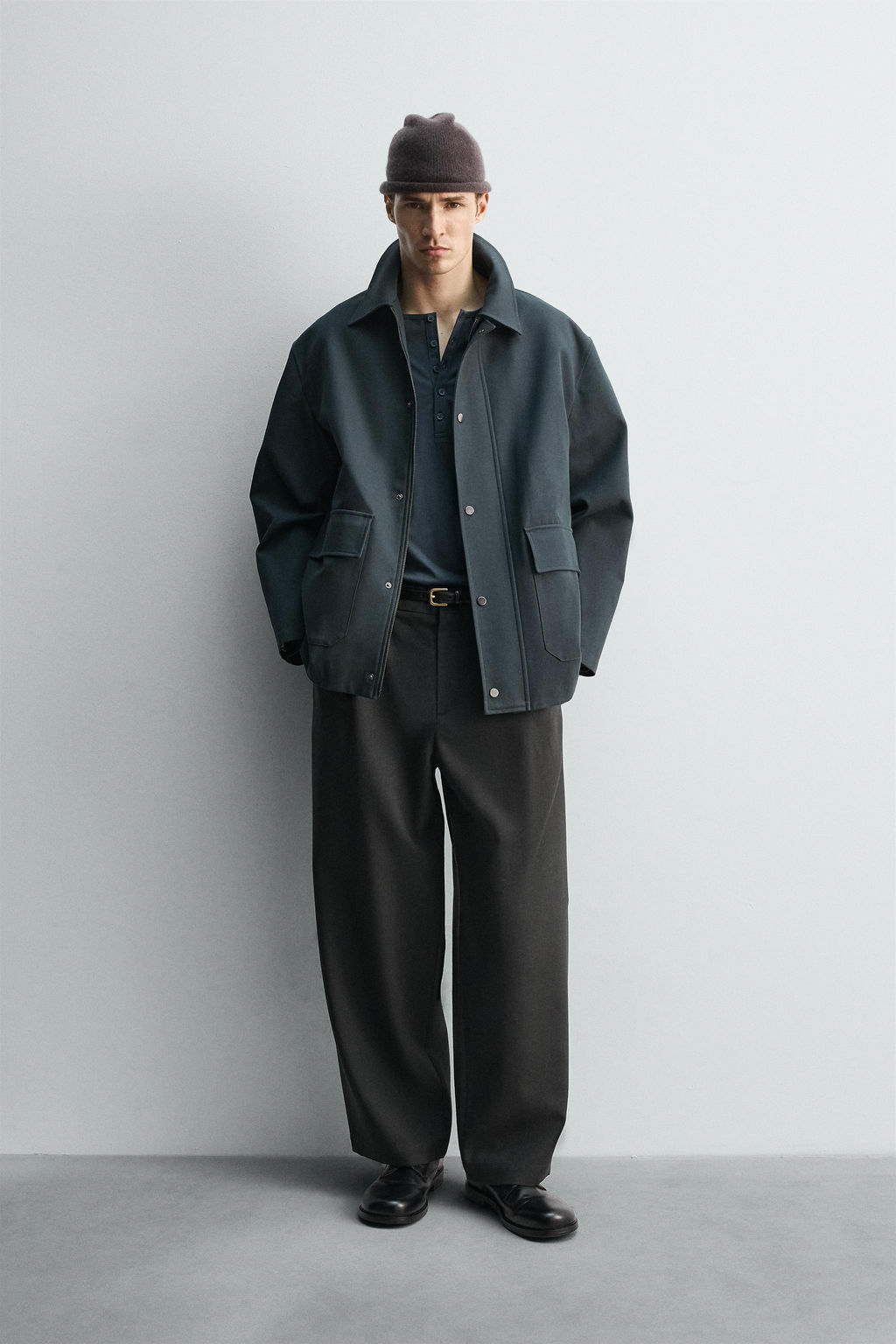 LIMITED EDITION TECHNICAL THREE-QUARTER-LENGTH COAT
