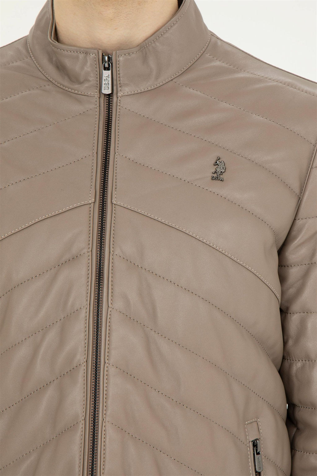 Мужская куртка из норковой кожи Неожиданная скидка в корзине - U.s. polo assn фото 7