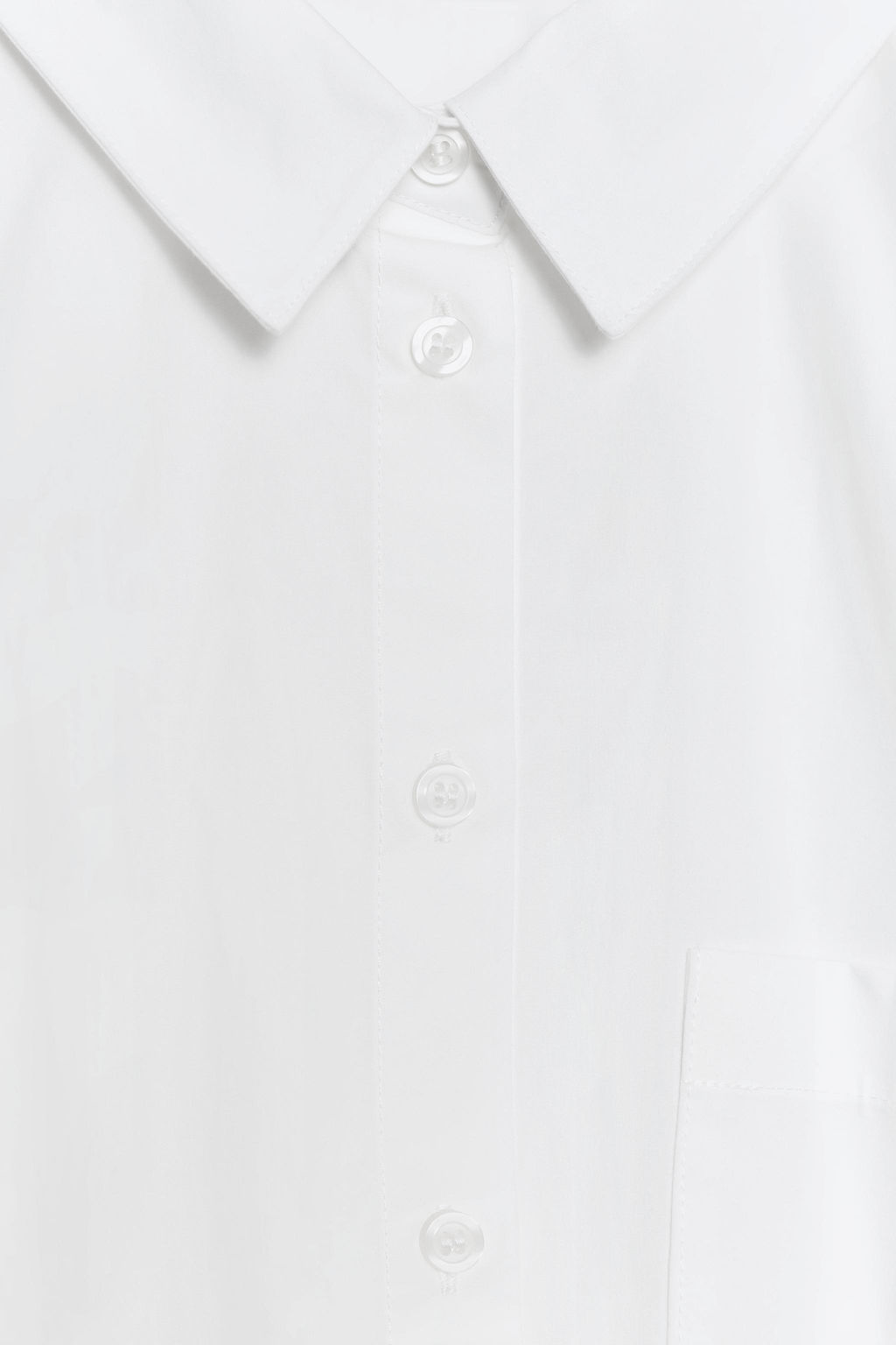 CAMISA CORTA CUADRO VICHY / Blanco