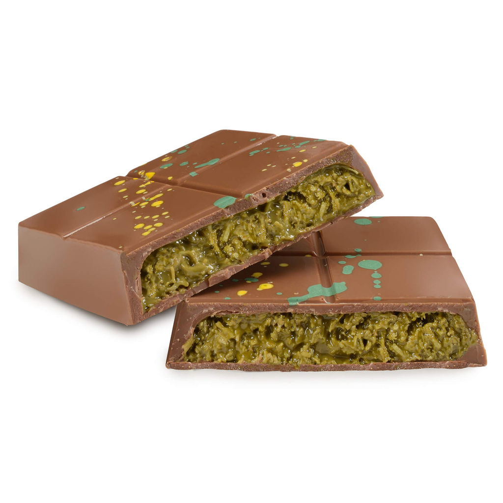 Шоколад молочный Dubai Pistachio с начинкой из фисташки, 180 гр - Chokodelika фото 5