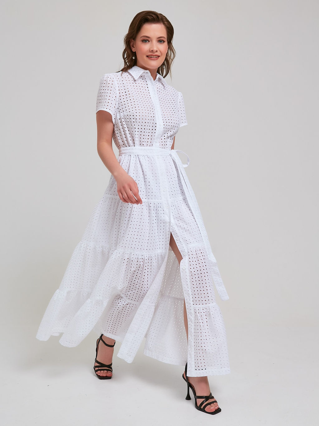 Платье макси из шитья - Stilla фото 12