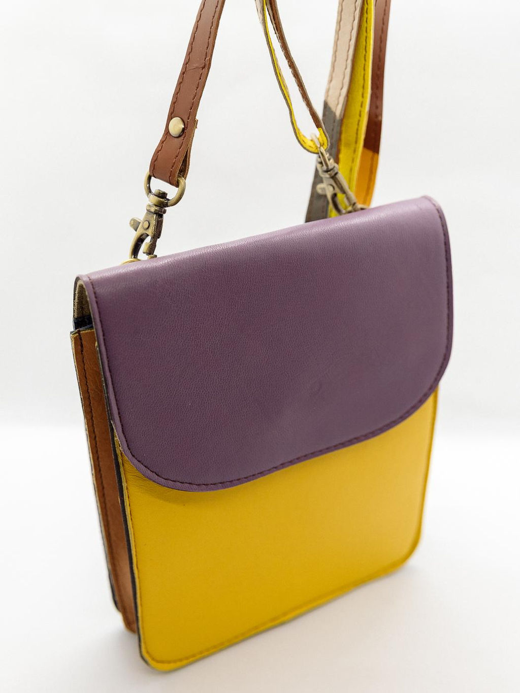 Сумка натуральная кожа через плечо №1133/28 - Ганг фото 3