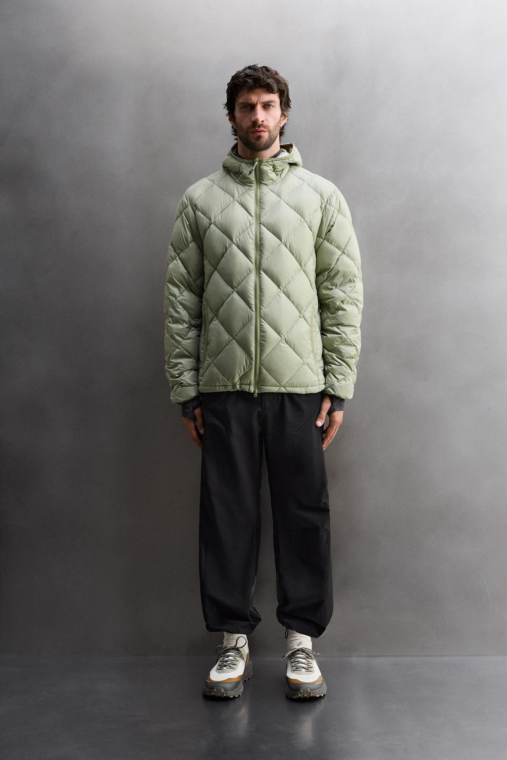 HOODED 100% FEATHER DOWN PUFFER JACKET - Zara фото 11