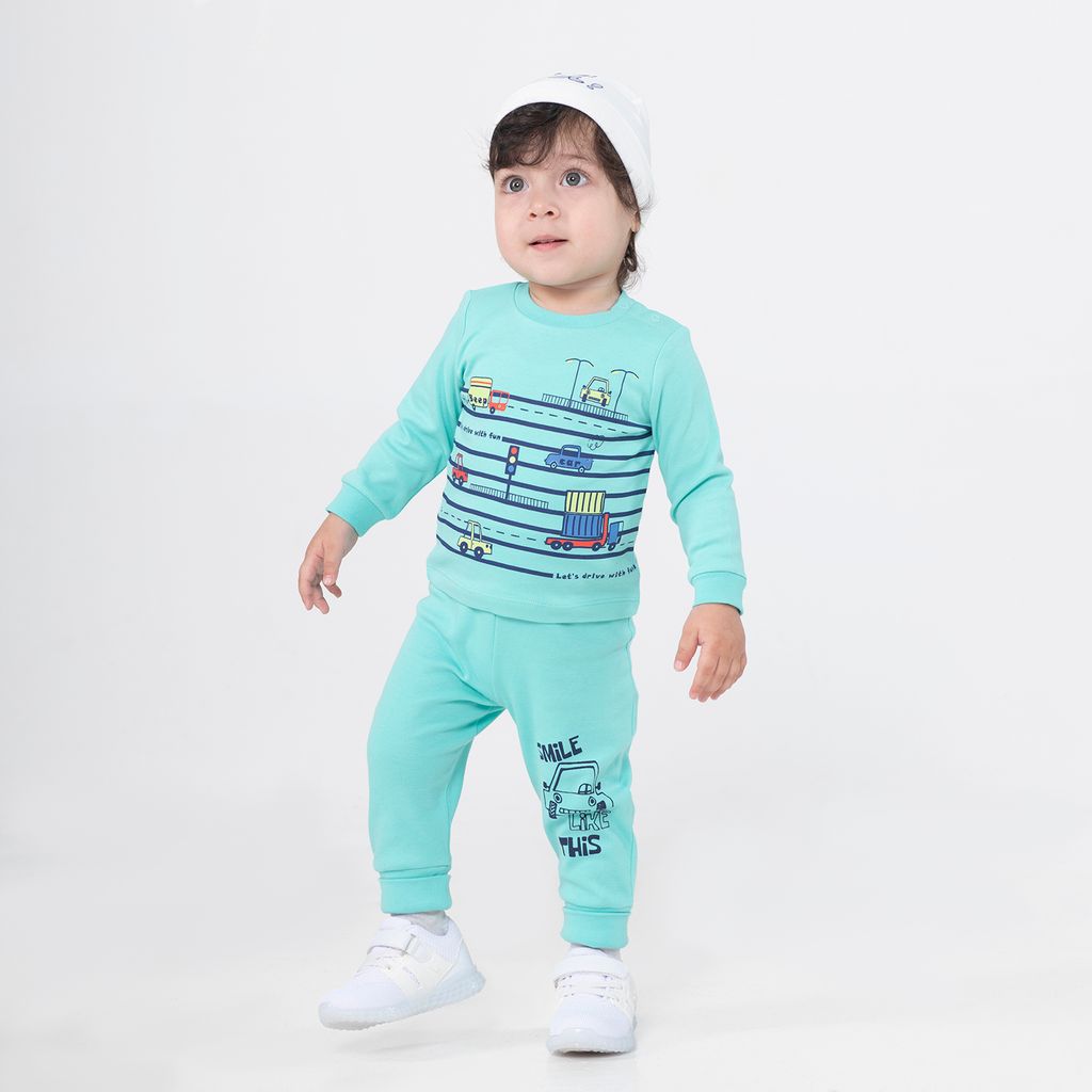 CRB wear/CSNB 62669-40 Джемпер для мальчика, бирюзовый/Ex.Cherubino  фото 2