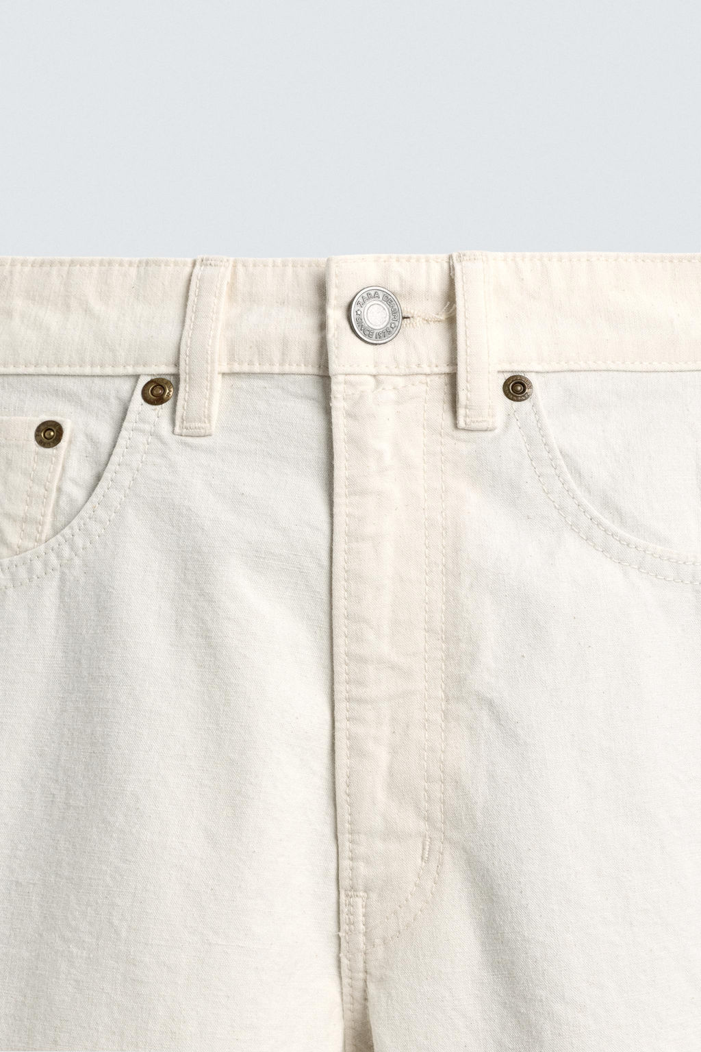 JEANS LOOSE FIT / Blanco roto - Zara фото 8