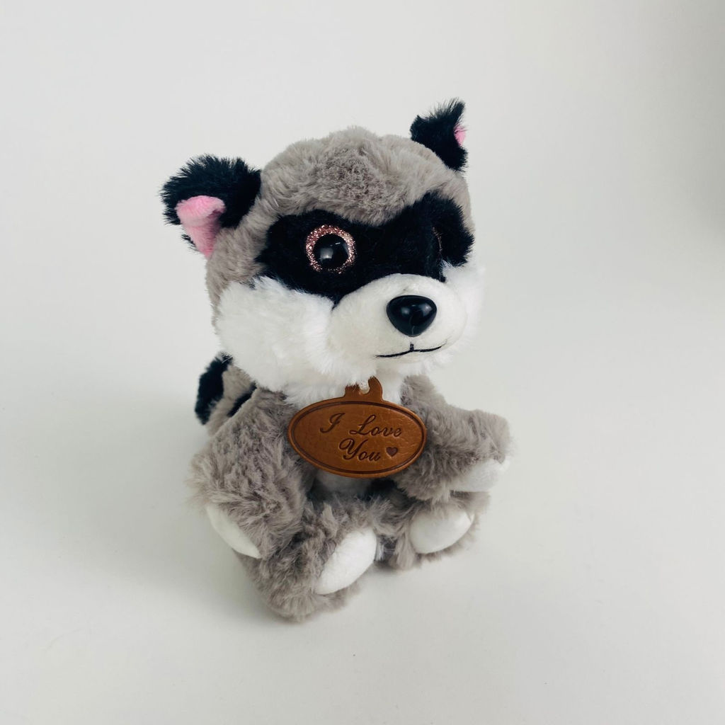 Мягкая игрушка Енот с подвеской I love you 15 см в ассортименте - Storyland фото 9
