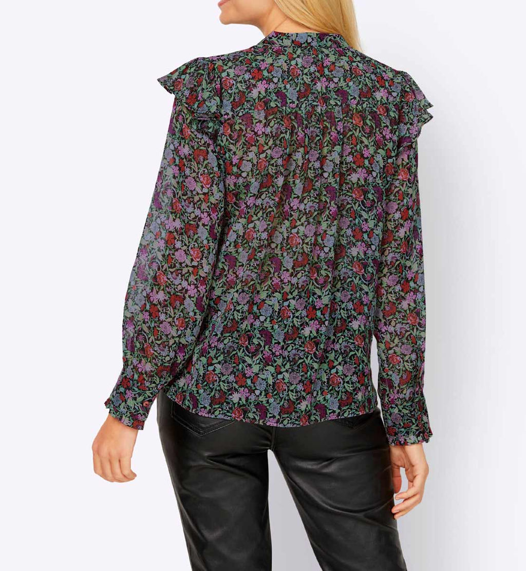 Блузка, черно-пестрая - Ashley brooke фото 4