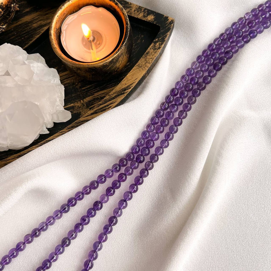 Бусины для украшений из Аметиста