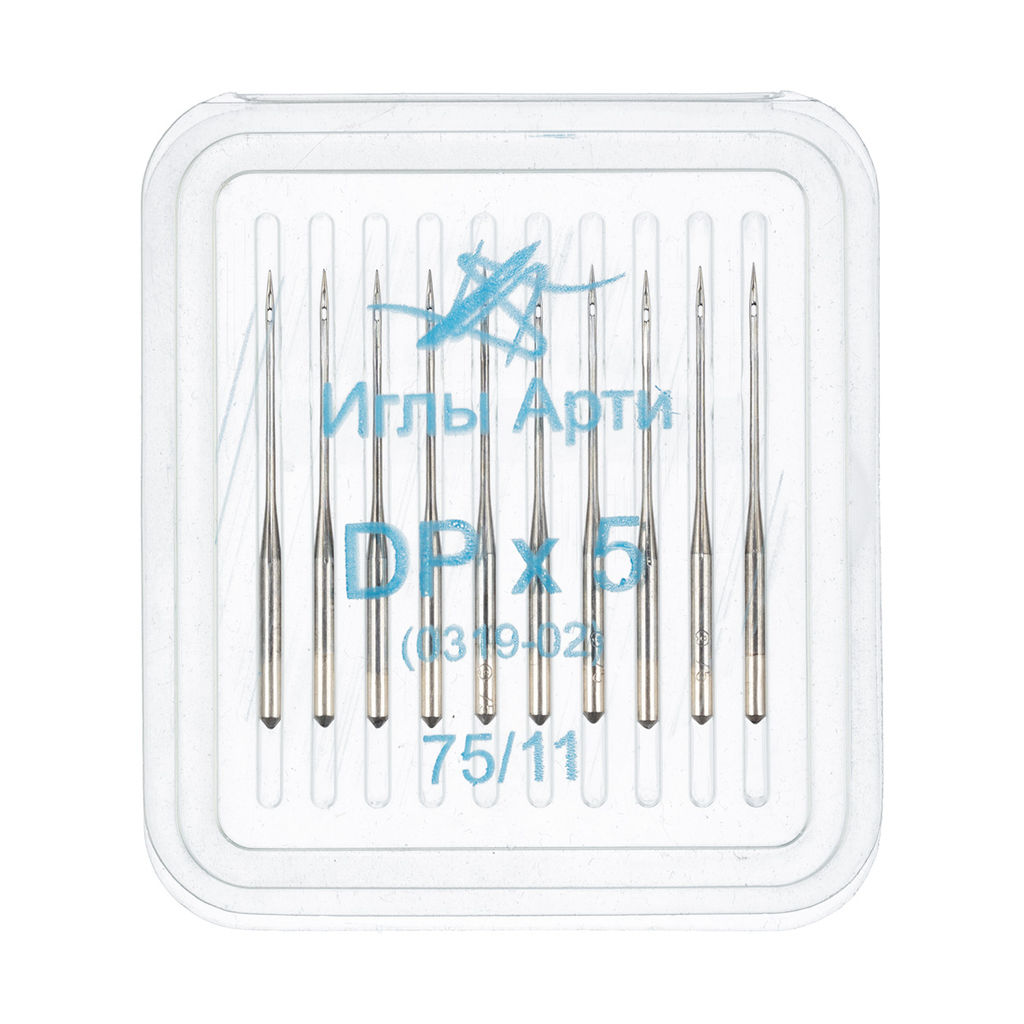 Иглы для пром. шв. машин АРТИ 319-02 (№65-85) 10 шт № 75