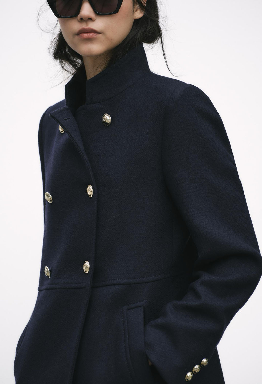 WOOL BLEND DOUBLE-BREASTED COAT - Zara фото 17