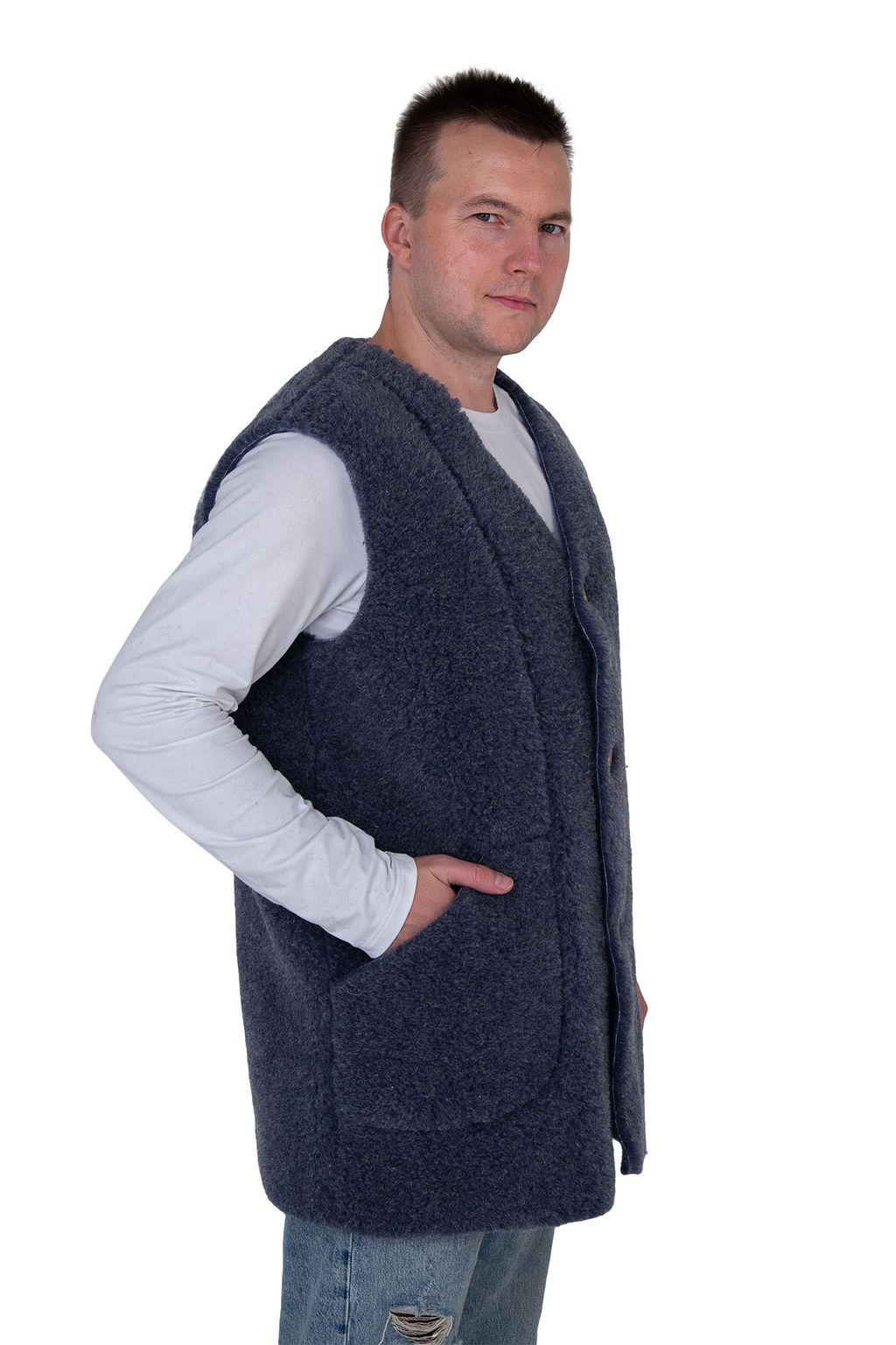 ЖИЛЕТ мужской СМАРТ - Woollamb фото 26