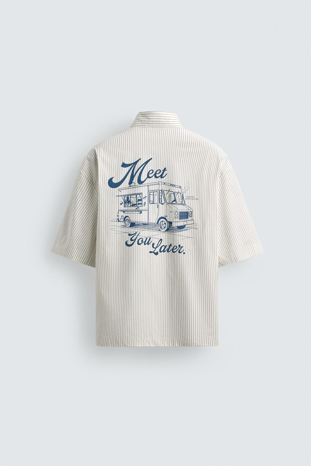 CAMISA RAYAS ESTAMPADO COMBINADO / Blanco - Zara фото 9