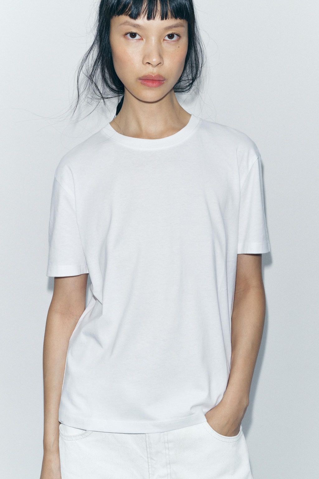 BASIC COTTON T-SHIRT - Zara фото 22