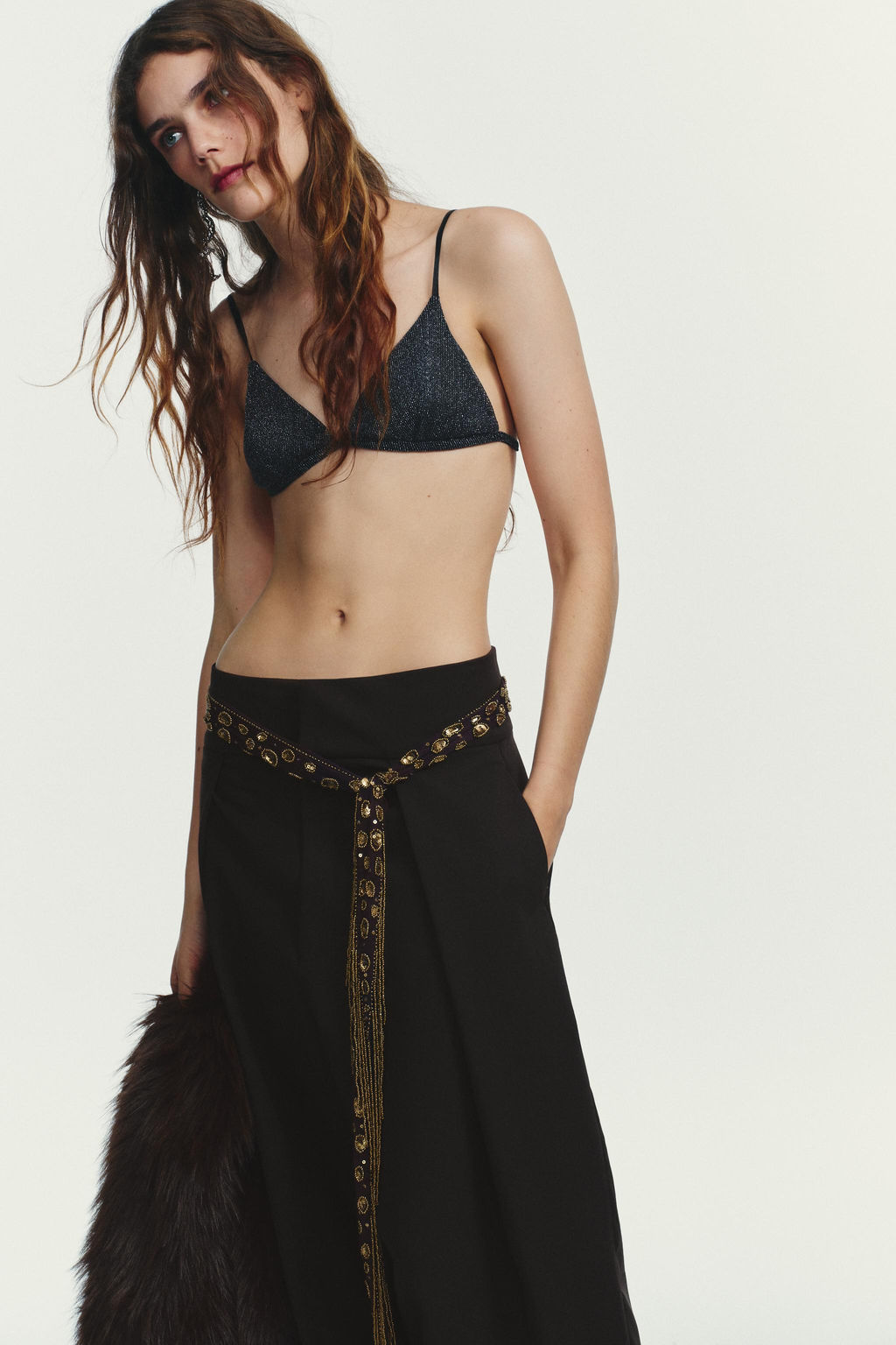 BALLOON PLEATED TROUSERS