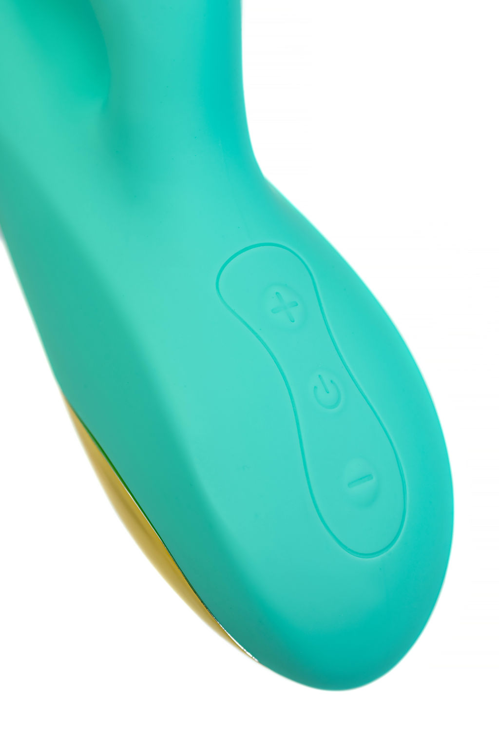 Вибратор с двойной стимуляцией Eromantica Vivian, силикон, мятный, 20 см  фото 12