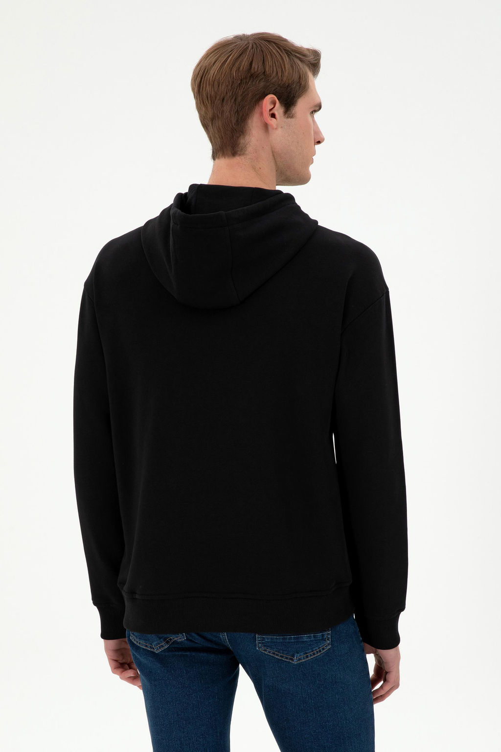 Мужской черный базовый свитшот Неожиданная скидка в корзине - U.s. polo assn фото 5