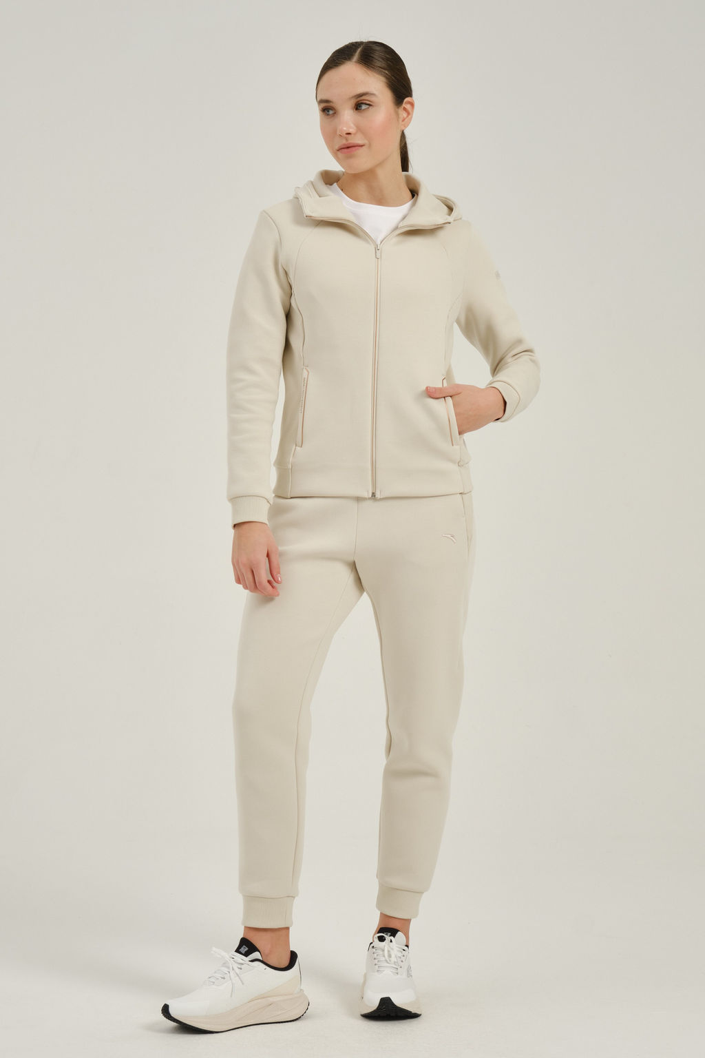 Толстовка на молнии Серый TRN Knit Track Top - Anta фото 2