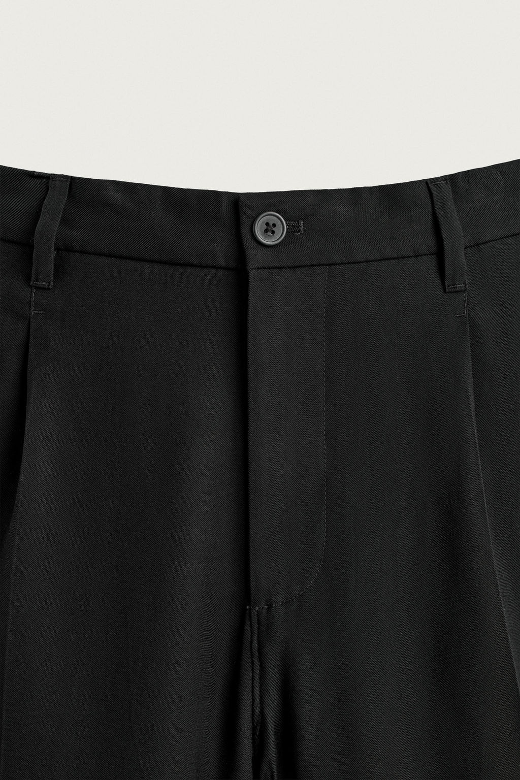 PANTAL?N FLUIDO RELAXED FIT PLIEGUES / Negro - Zara фото 11