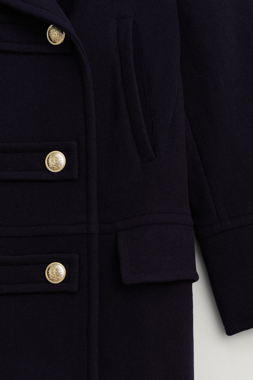 LIMITED EDITION WOOL BLEND DOUBLE-BREASTED COAT - Zara фото 10