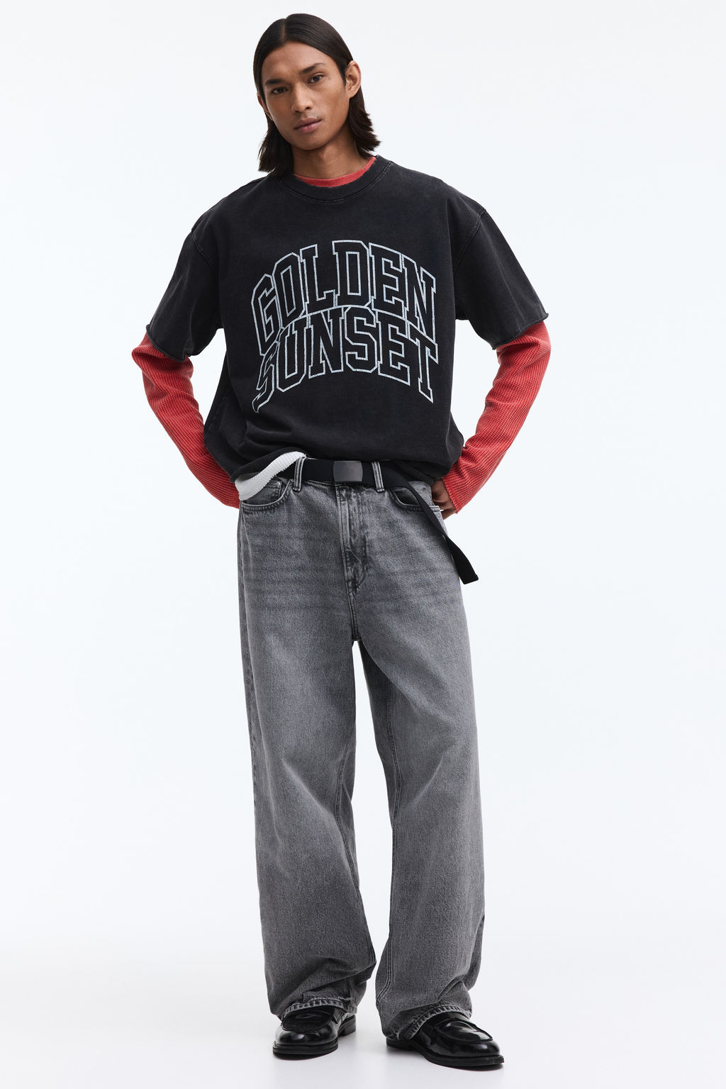 Camiseta boxy Oversized Fit - H&m фото 9