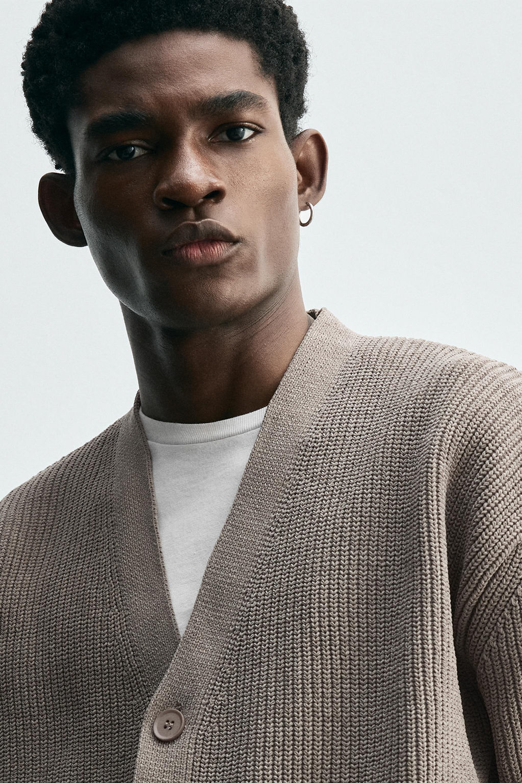 PURL KNIT CARDIGAN - Zara фото 9