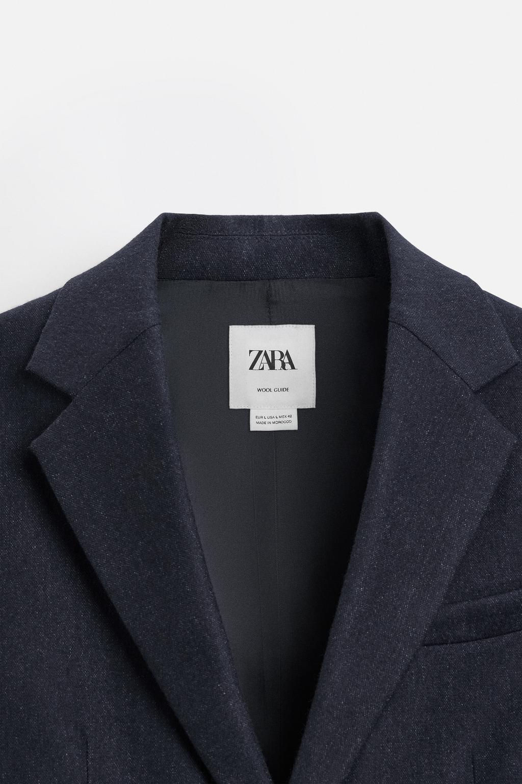 TEXTURED SUIT BLAZER - Zara фото 8