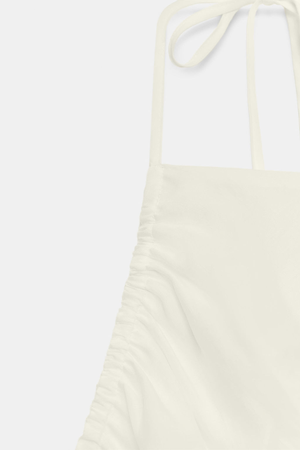 TOP HALTER FRUNCES / Blanco - Zara фото 12