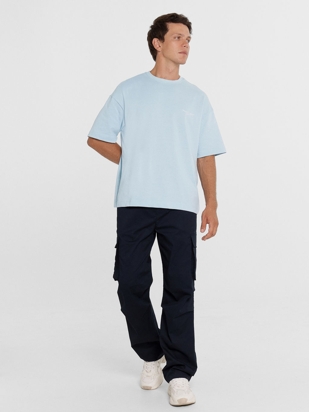 Футболка мужская в голубом цвете голубая дымка 111888 - Mark formelle фото 3
