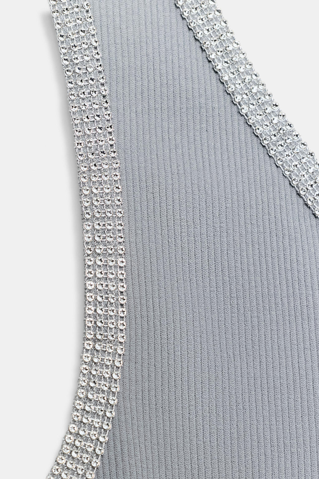 TOP ASIM?TRICO BRILLOS / Gris oscuro - Zara фото 9